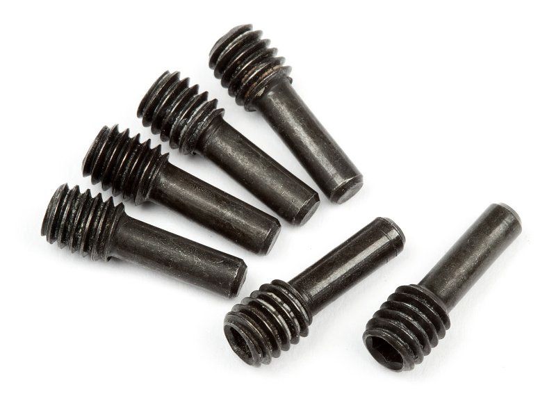 Black Screw Shaft, M4X2.5X12mm, (6pcs), Savage X