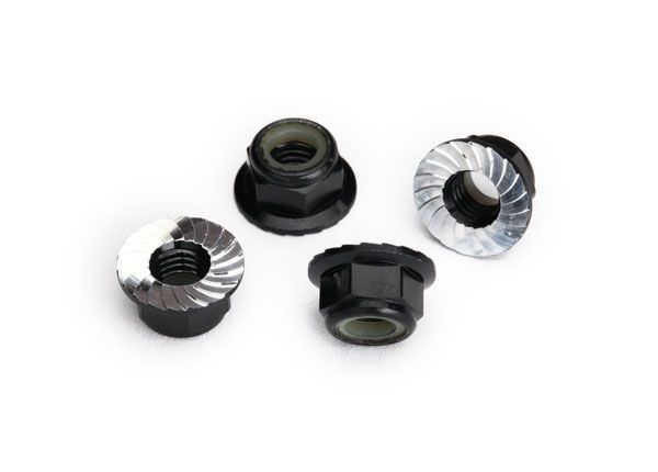 NUTS FLANGED LOCKING BLK 5MM