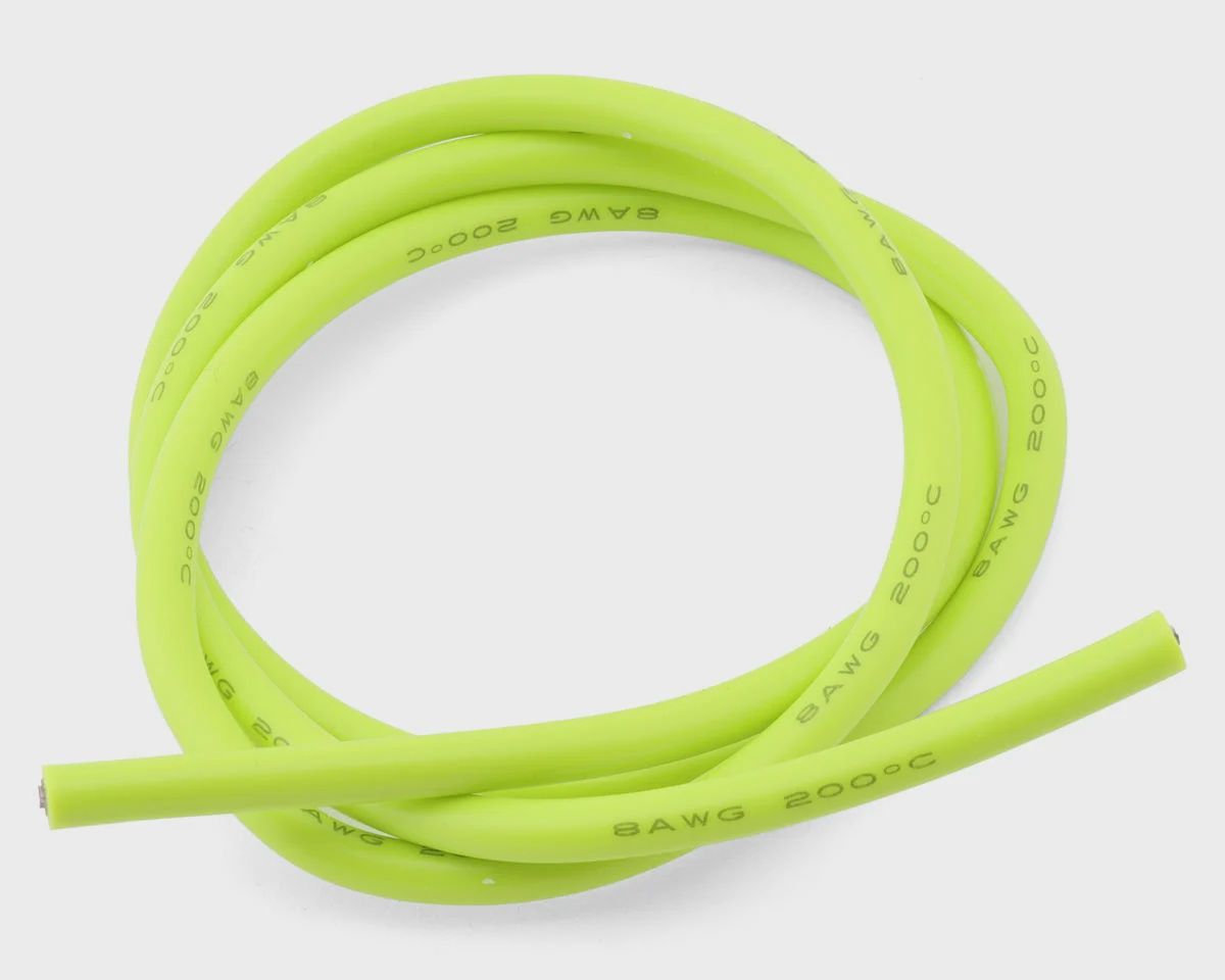 eXcelerate Silicone Wire (Neon Yellow) (1 Meter) (8AWG)