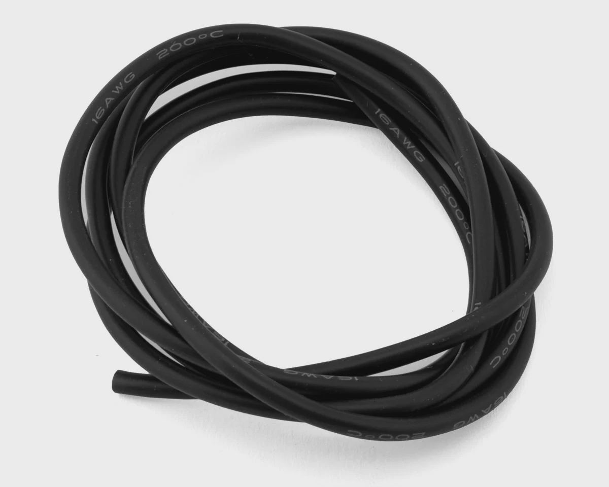 eXcelerate Silicone Wire (Black) (1 Meter) (10AWG)