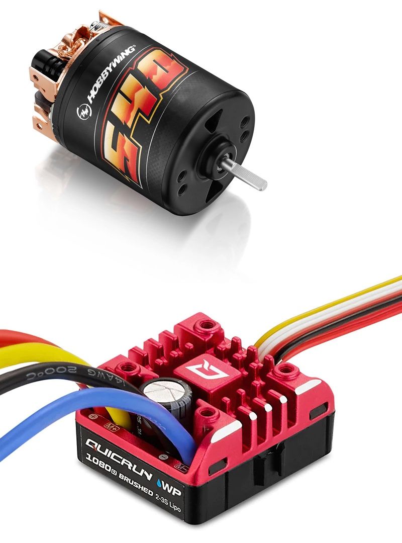 QuicRun 1080 G2 ESC with Brushed 540, 30T Motor Combo