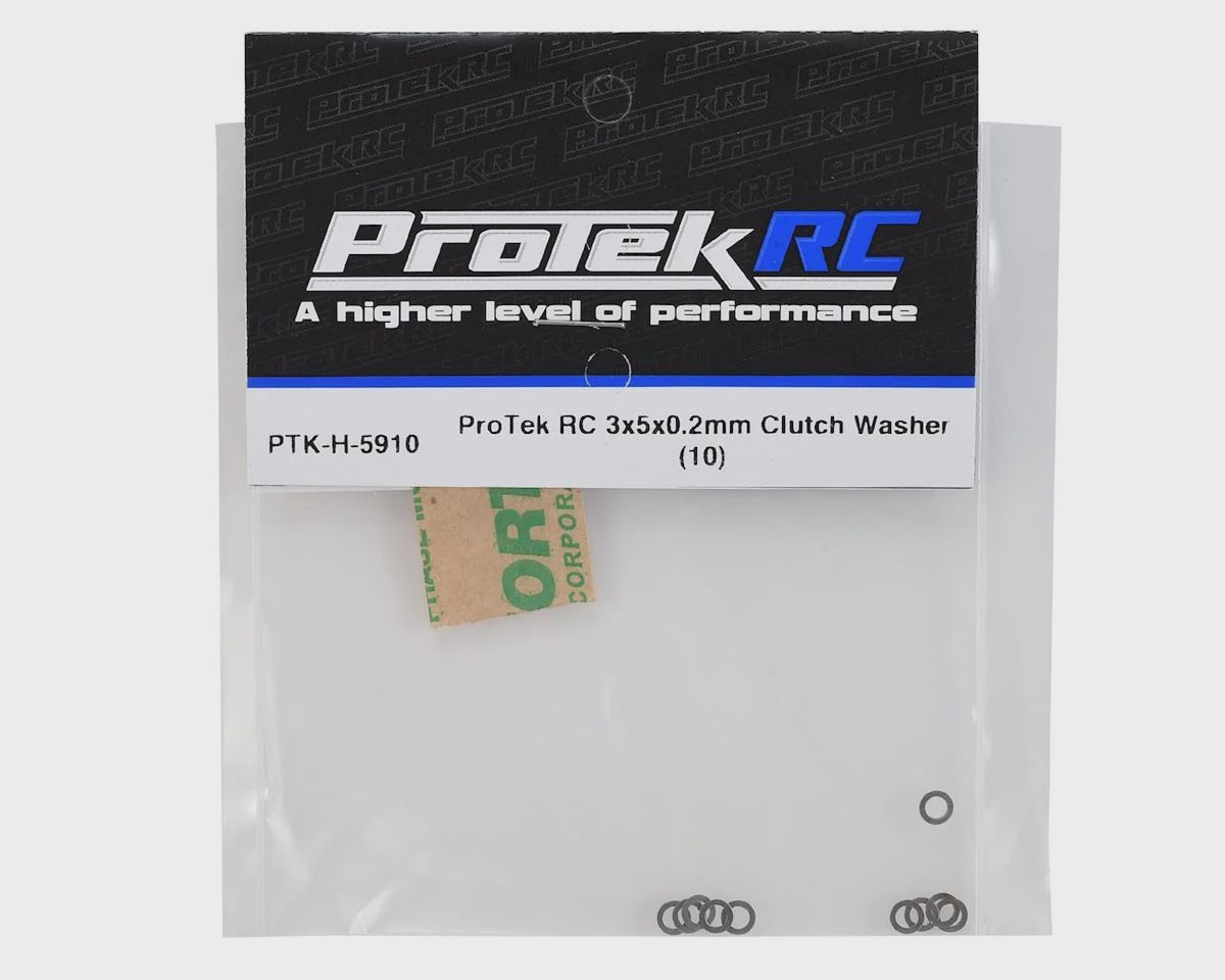 ProTek RC 3x5x0.2mm Clutch Washer (10)