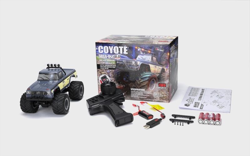 MSA-1MT 2.0 Spec Coyote 4WD 1/24 RTR with Battery &amp; Charger