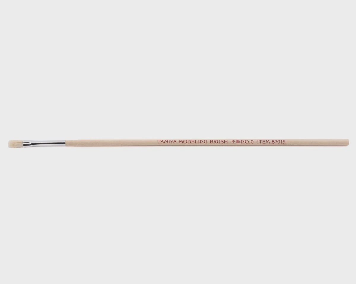 Tamiya Flat Brush (No. 0)