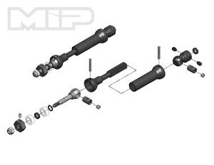 X-Duty CVD Drive Kit, Rear