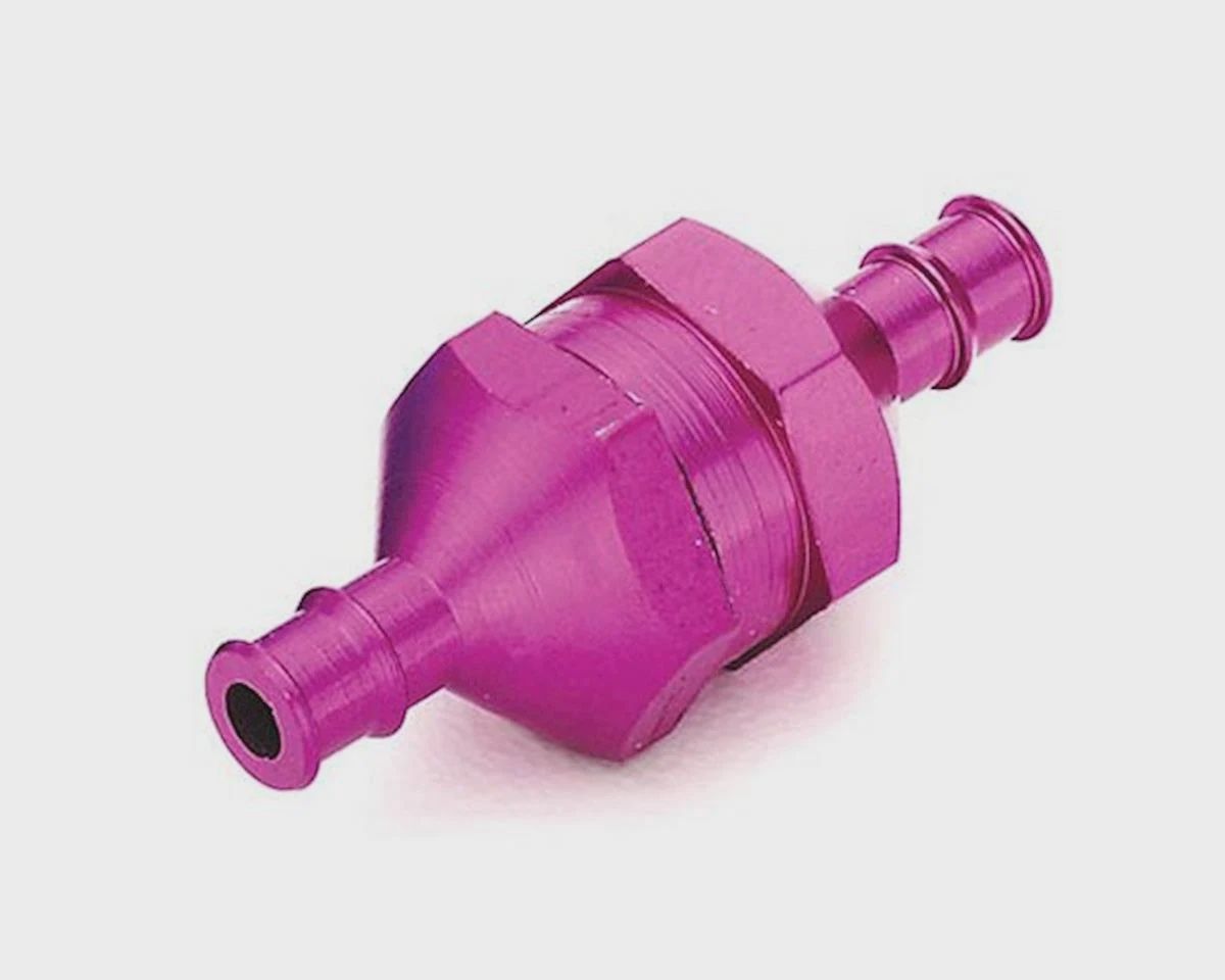 DuBro In-Line Fuel Filter, Purple