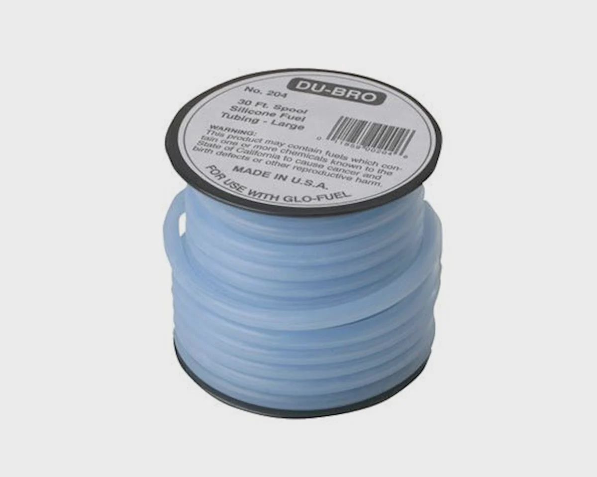 DuBro Large Silicone Fuel Tubing (Blue) (30&#39;)