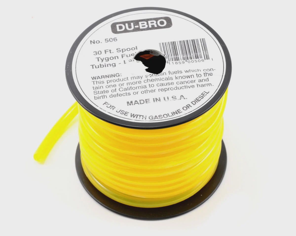 DuBro Large Tygon Gas Fuel Tubing (30&#39;)