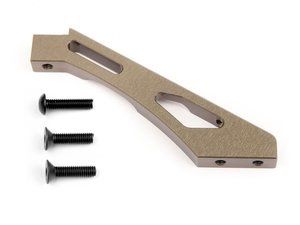 Aluminum Front Brace, Hard Anodized, Bullet (Opt)