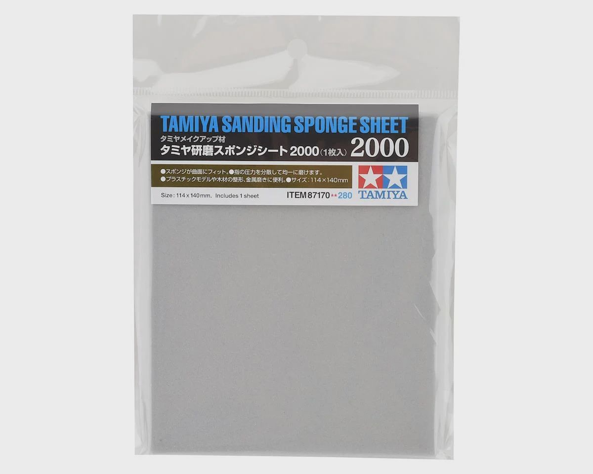 Tamiya Sanding Sponge Sheet (2000 Grit)