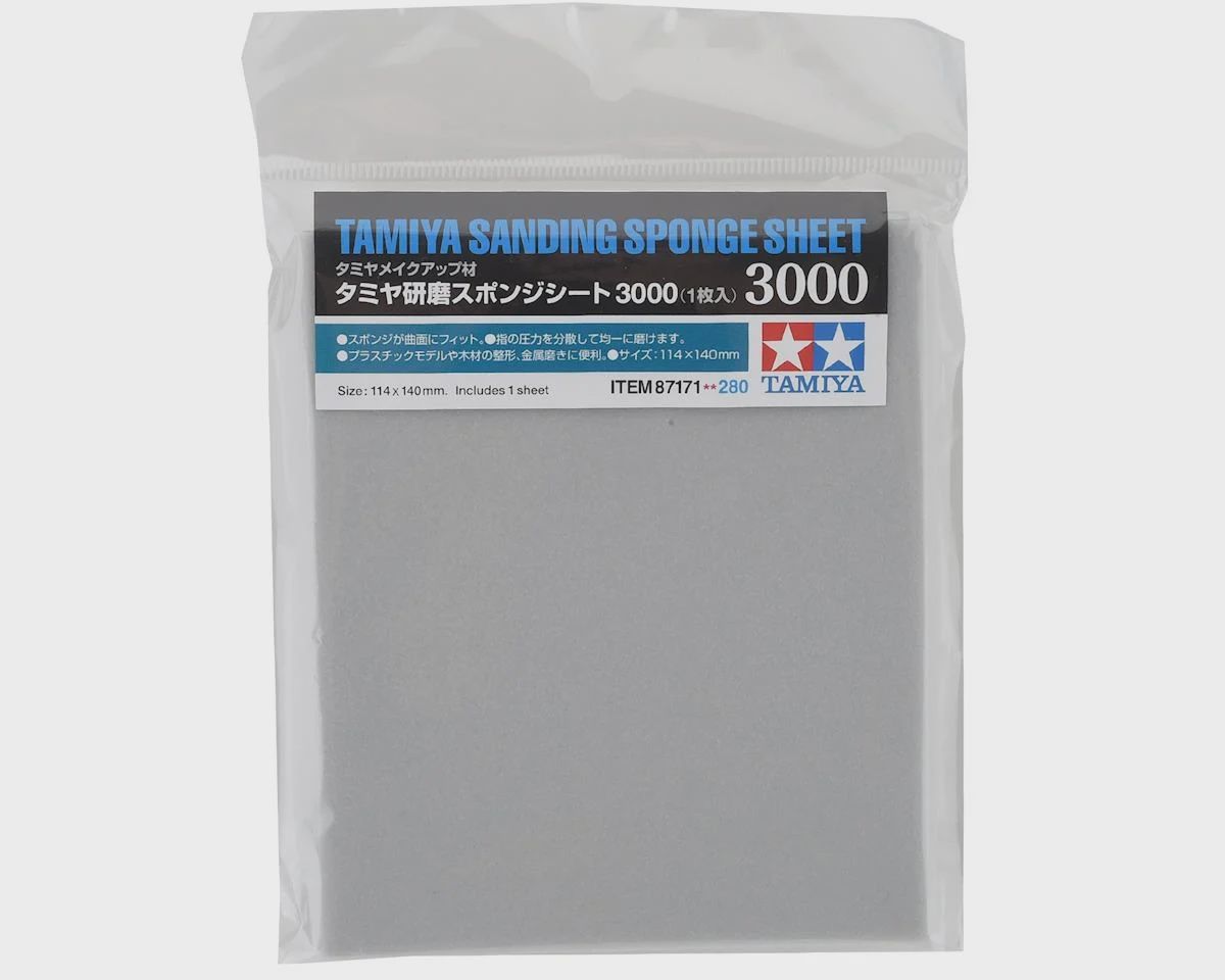 Tamiya Sanding Sponge Sheet (3000 Grit)