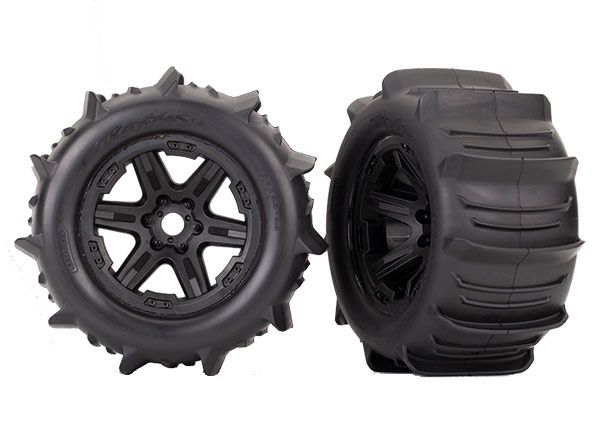 T&amp;W PADDLE TIRE/BLK WHL TSM