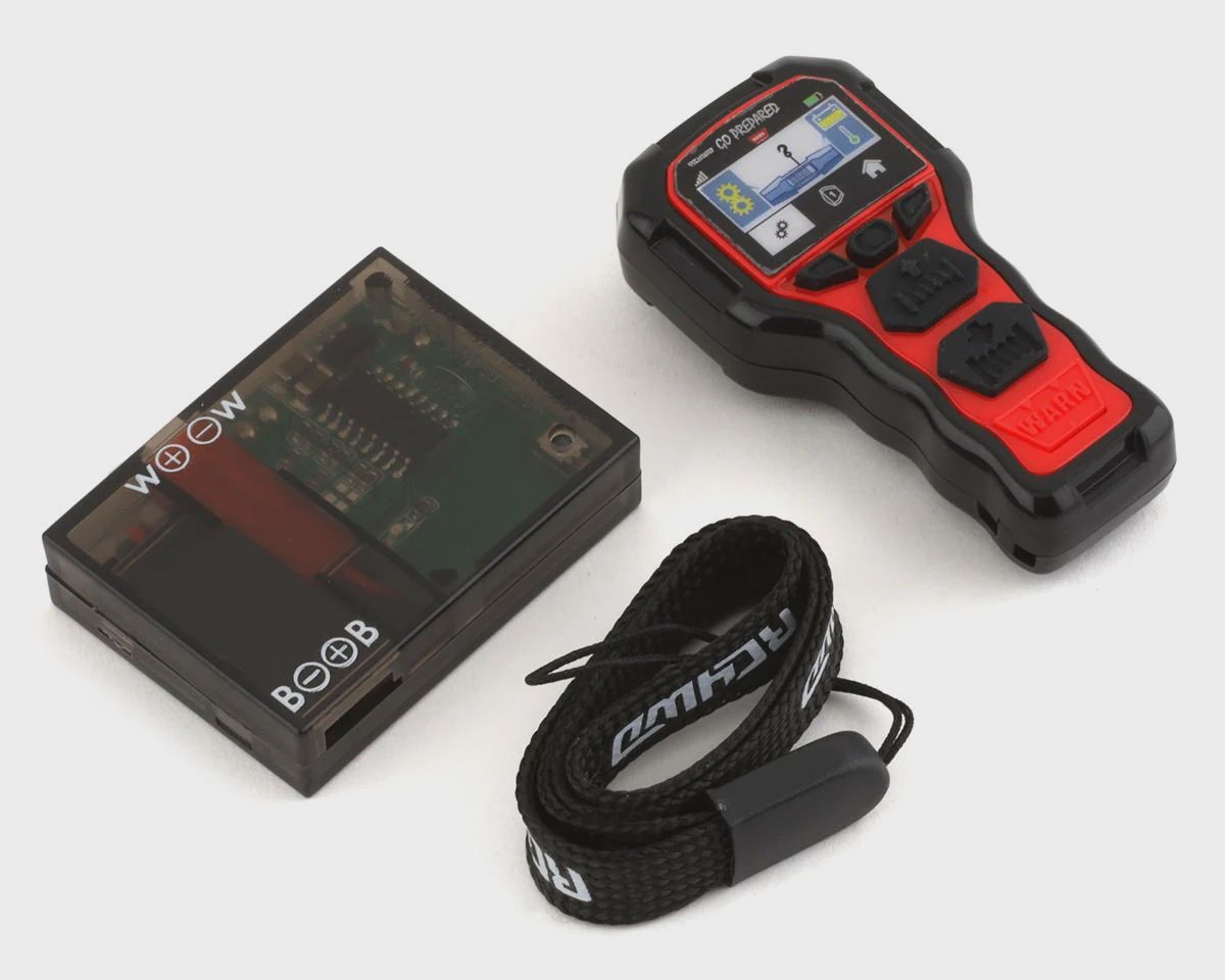 RC4WD 1/10 Warn Advanced Wireless Remote &amp; Winch Receiver (Miniature Scale Accessory)