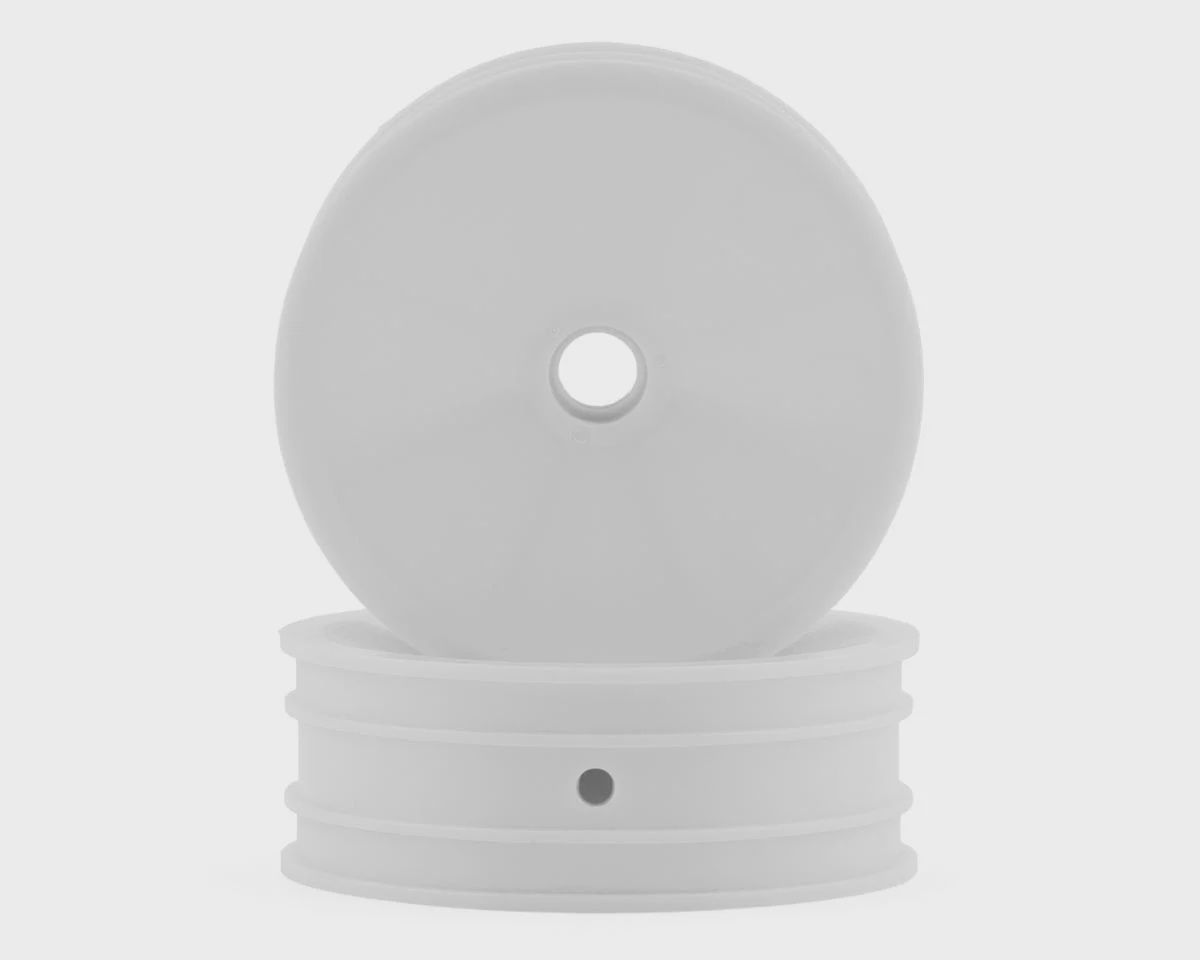 JConcepts Mono 1.9&quot; RC10 Front Wheel (White) (2)