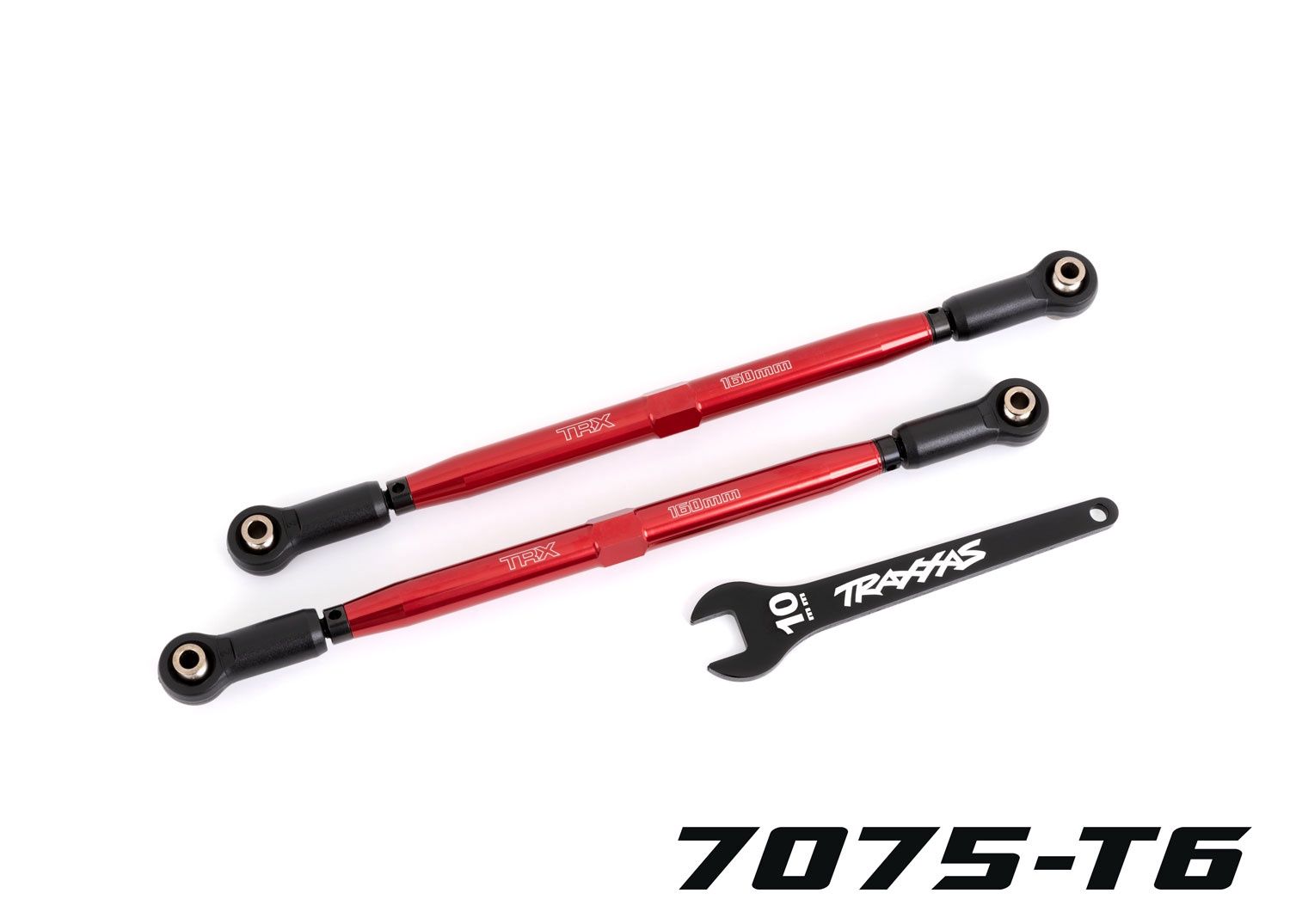 TOE LINKS FRONT RED ALUM