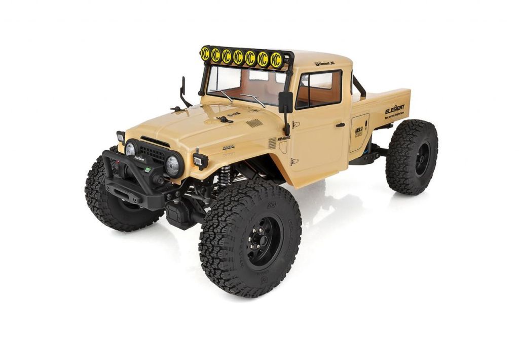 Enduro Zuul 1/10 Electric 4WD RTR Trail Truck Combo with LiPo Battery &amp; Charger, Tan