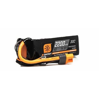 2200mAh 4S 14.8V Smart LiPo 30C; IC3