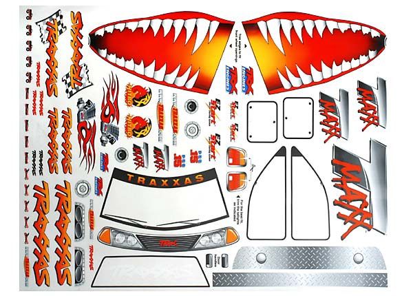 DECAL T-MAXX JAWS