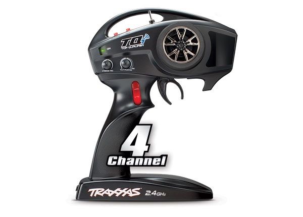 TQi™ 2.4 GHz (4-Channel) Intelligent Radio System Compatible with Traxxas Stability Management® Receiver