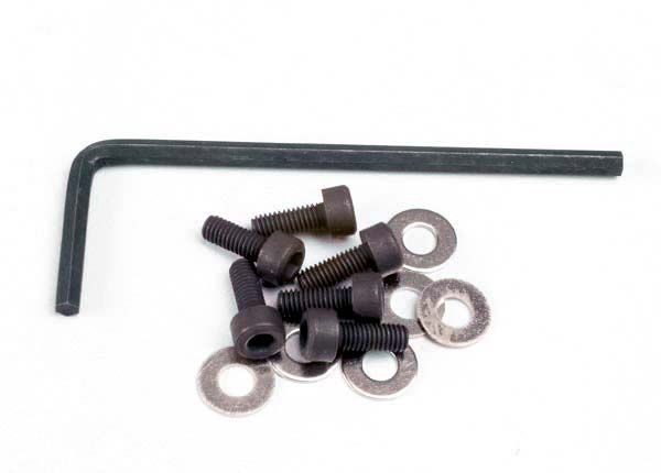 SCREWS CAP-HEAD 3X8 W/WASHERS