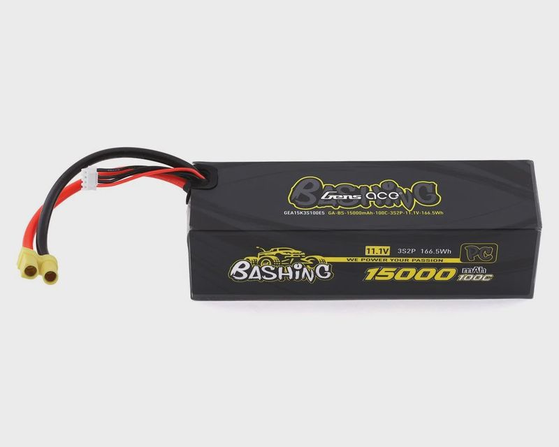 Gens Ace Bashing Pro 3s LiPo Battery Pack 100C (11.1V/15000mAh) w/EC5 Connector
