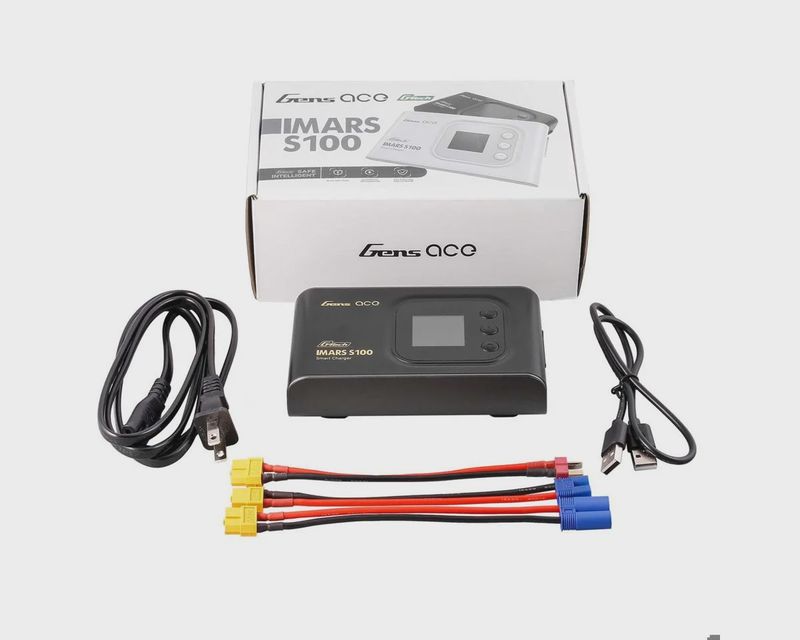Gens Ace IMars S100 G-Tech Smart AC Balance Battery Charger (6S/10A/100W) (Black)