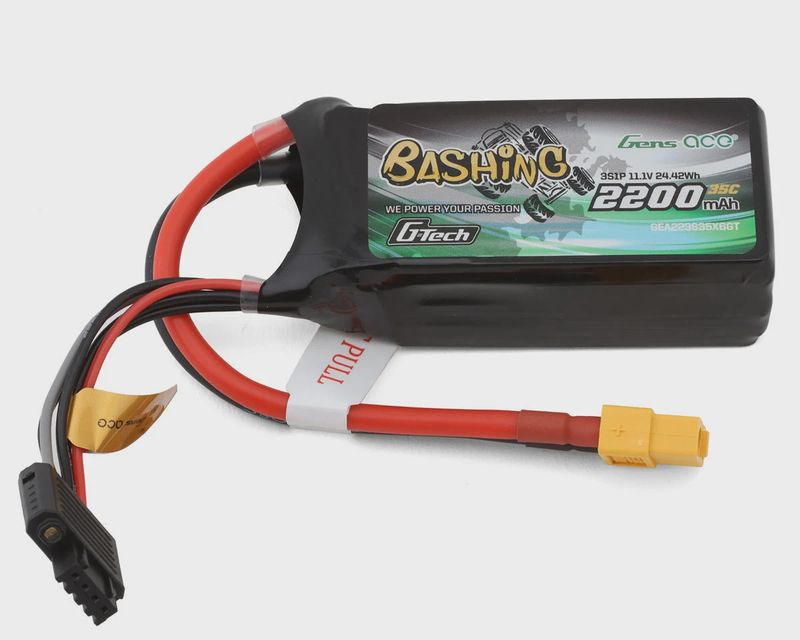 Gens Ace G-Tech Smart 3S Lipo Battery 35C (11.1V/2200mAh) w/XT60