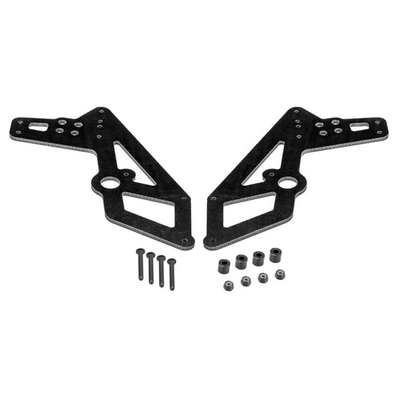 LMT rear shock tower, 2pc. Fits - #LOS241050 mounts to adapt, #0486 Ford Aerostar body