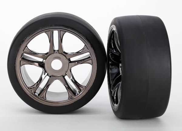 T&amp;W SS BLK CHRM SLICK FRNT