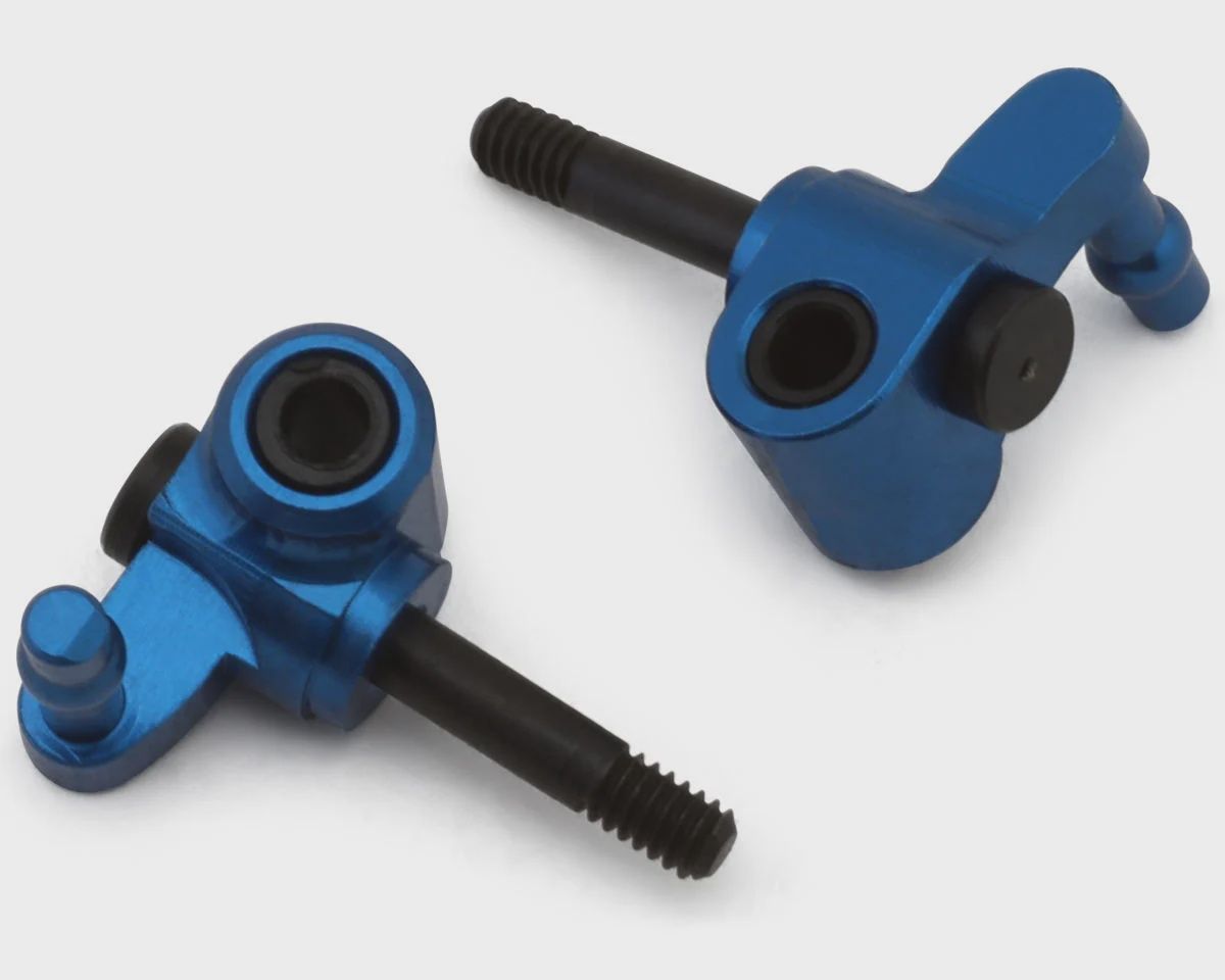 Kyosho MR-03 Aluminum Steering Block (Blue) (2) (1°)