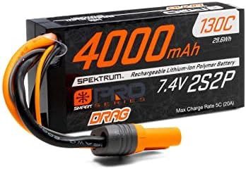 4000mAh 2S2P 7.4V Smart Pro Drag LiPo 130C IC5