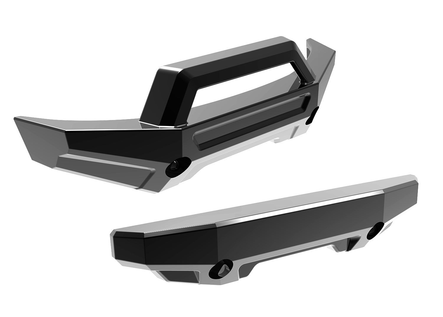 BUMPER FRONT/REAR BLKCR