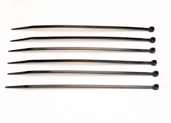 CABLE TIES MEDIUM BLACK (6)