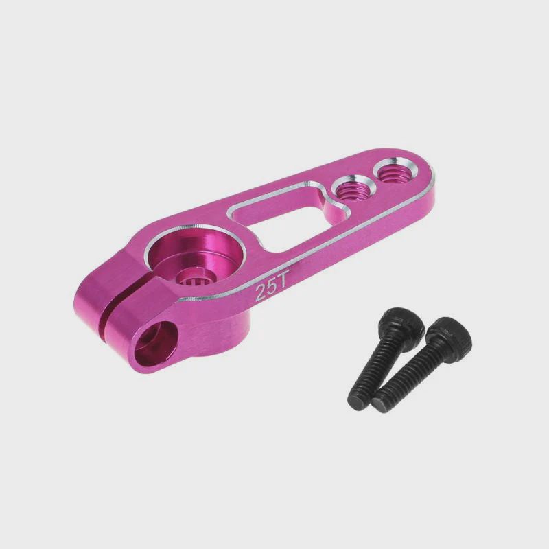 Powerhobby Aluminum 25T Servo Horn Arms 25 Teeth Spline M3 Clamp Pink