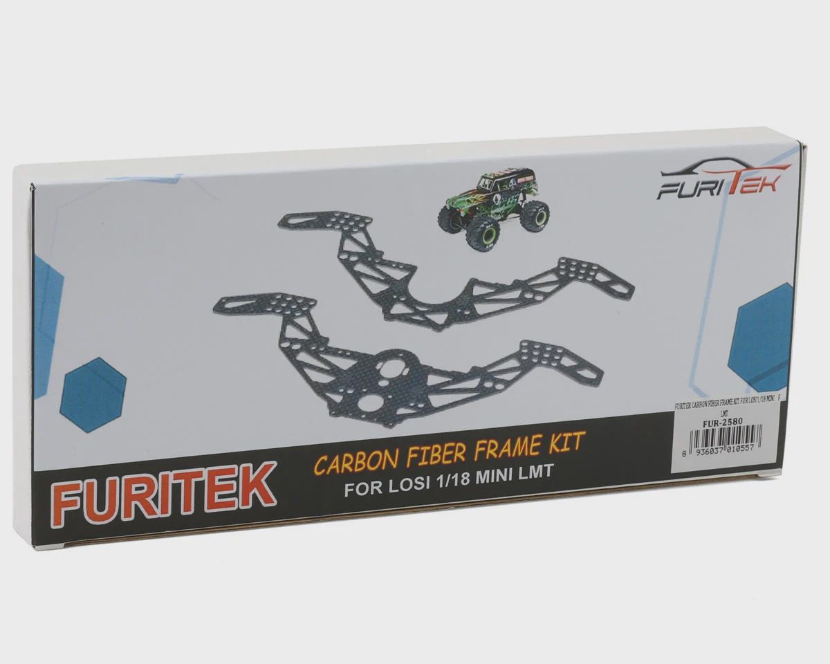 Furitek Losi Mini LMT Monster Truck Carbon Fiber Chassis Plates (2)