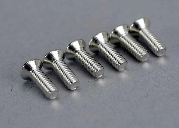 SCREWS COUNTERSUNK 2.6X8MM (6)