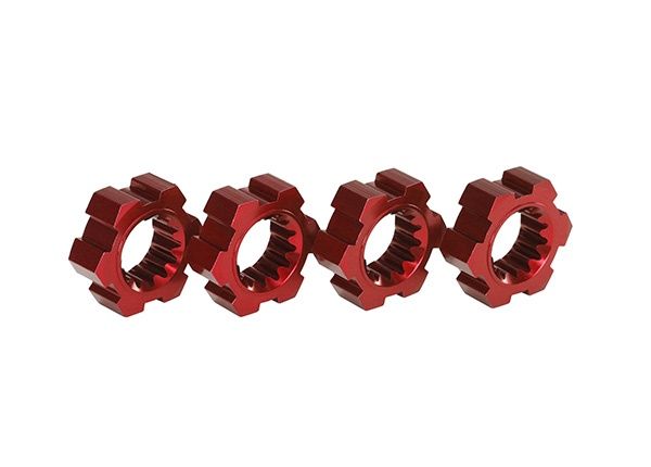 WHEEL HUB X-MAXX ALUMINUM RED