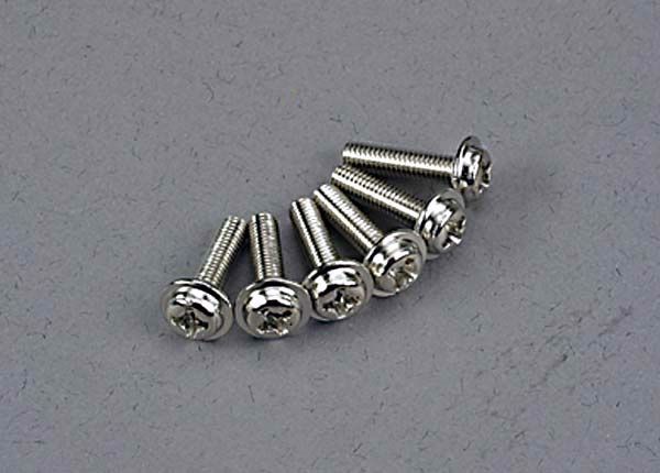 SCREWS WASHERHEAD 3X12MM (6)
