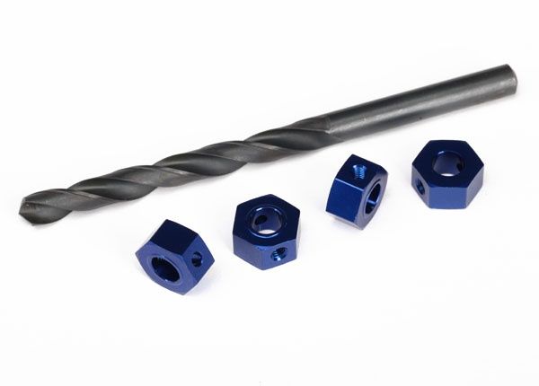 WHEEL ADAPTER 12MM HEX BLUE