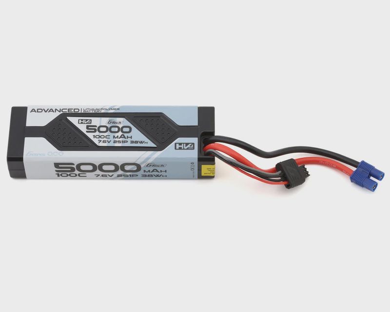 Gens Ace G-Tech Smart 2S LiHV Battery 100C (7.6V/5000mAh) w/EC3 Connector