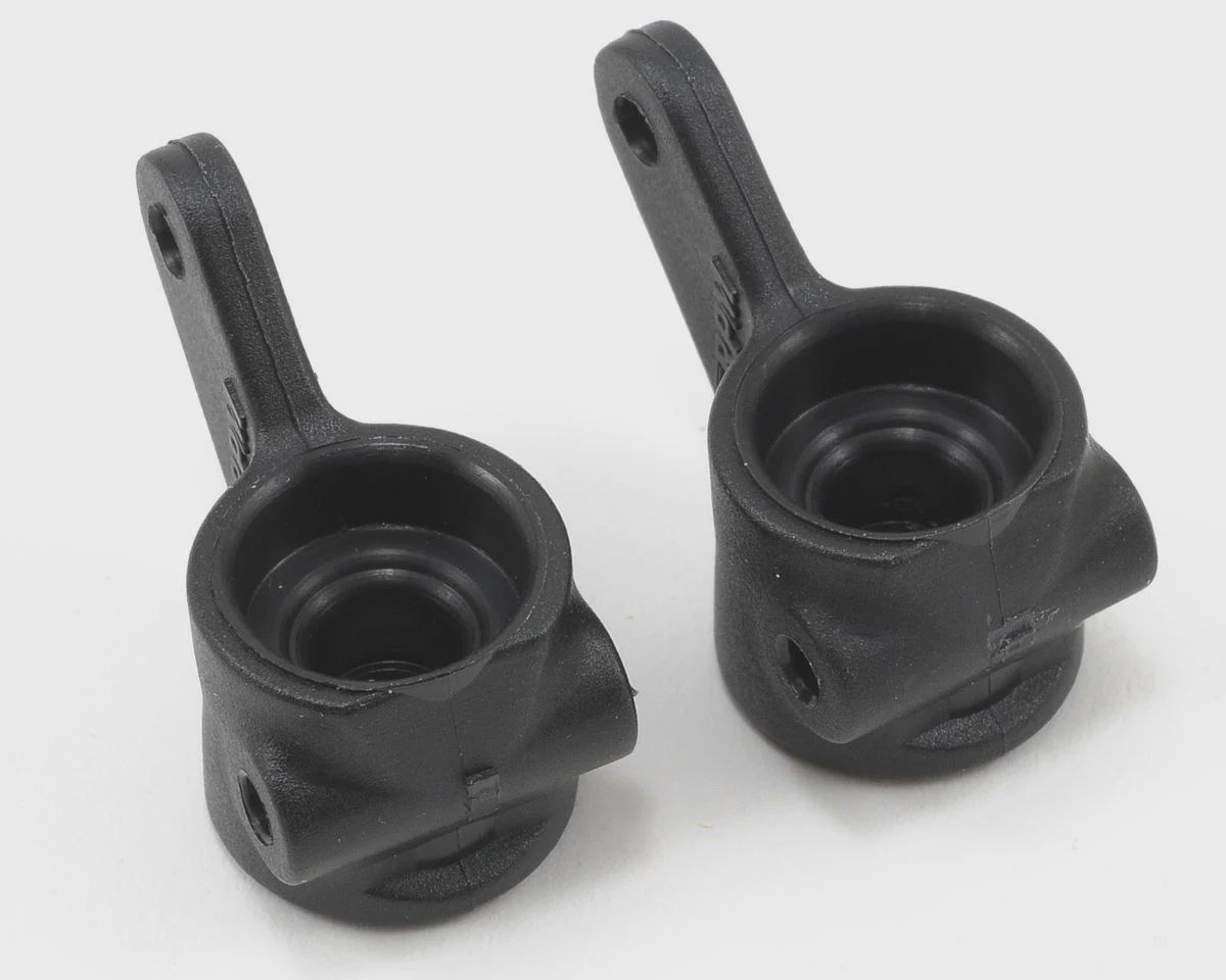 RPM Front Bearing Carrier Set for Traxxas Slash/Bandit/Rustler/Stampede (Black) (2)