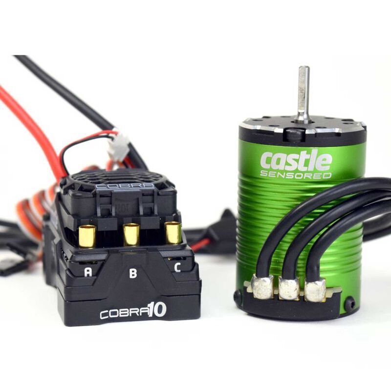 COBRA 10 6S MAX, 25.2V MAX, 8A PEAK BEC W/1406-2850KV SENSORED MOTOR