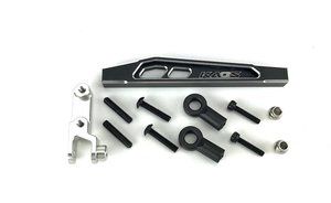 KAOS CNC Aluminum Front 4th Suspension Link Set (Upper Left, 69mm, Black/Silver) F450