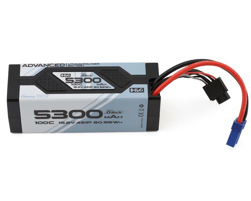 Gens Ace G-Tech Advanced Smart 4S LiHV Battery 100C (15.2V/5300mAh) w/EC5