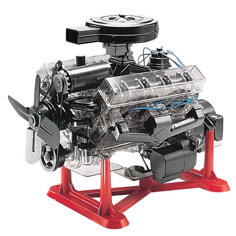 Visible V-8 Engine