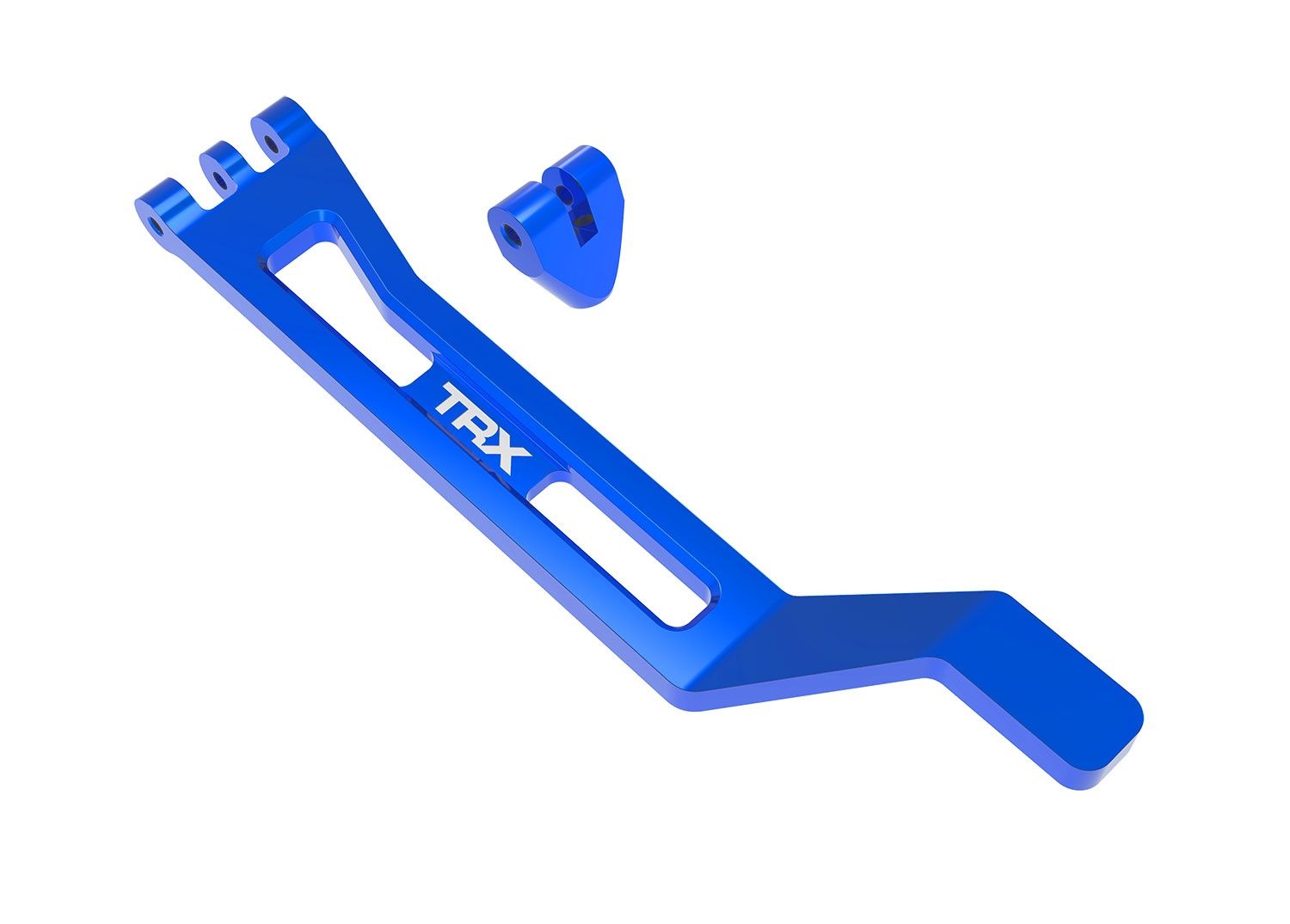 BATT HOLD-DOWN/POST ALUM BLUE