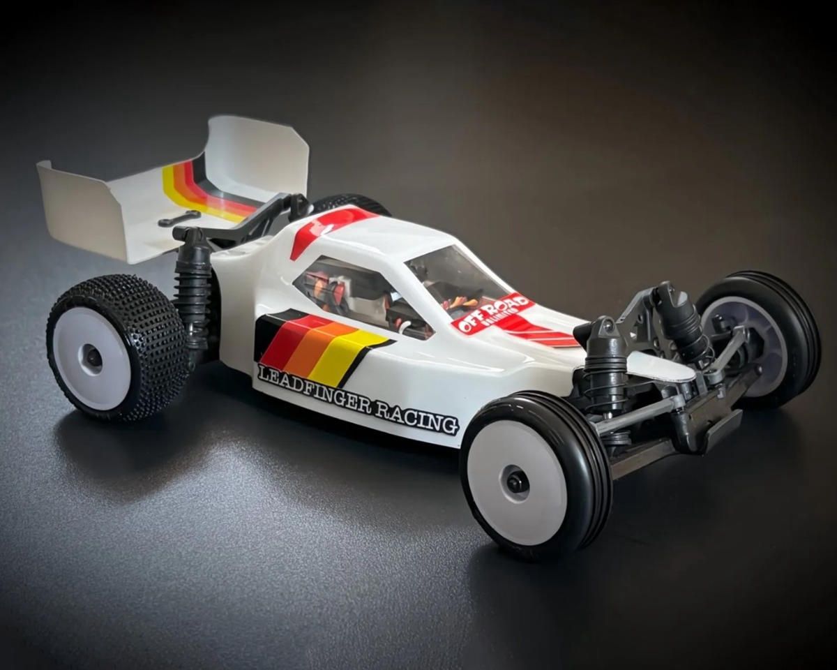 Leadfinger Racing Micro-B Retro-Mod Body &amp; Wing Set (Clear)