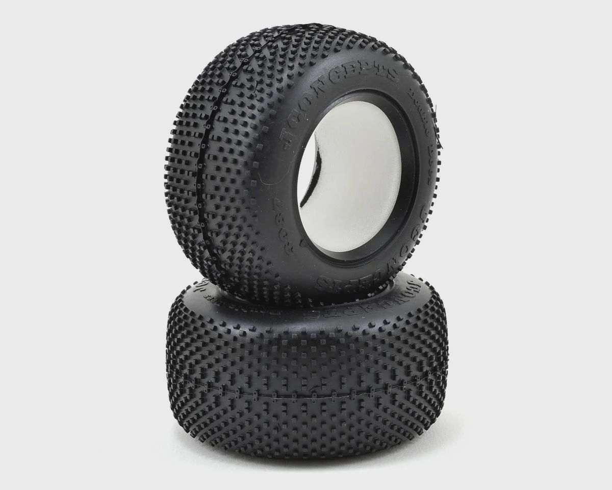 JConcepts Double Dees 1.7&quot; Rear Buggy Tire (Green) (2)