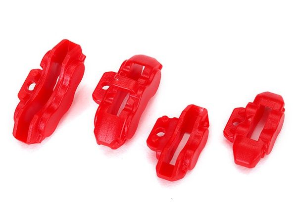 BRAKE CALIPERS RED F/R (2)