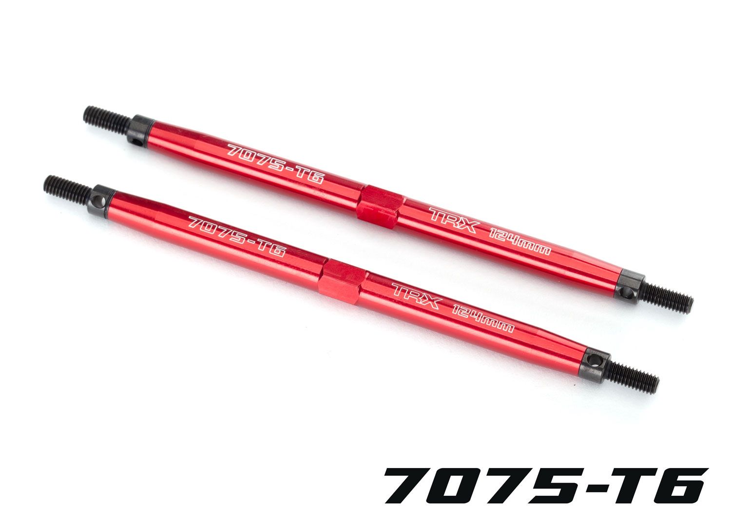 TOE LINK 124MM FRONT RED